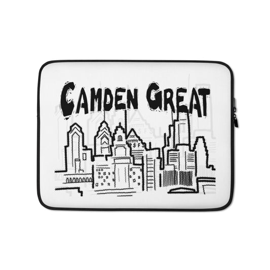 Camden Great Laptop Sleeve BW