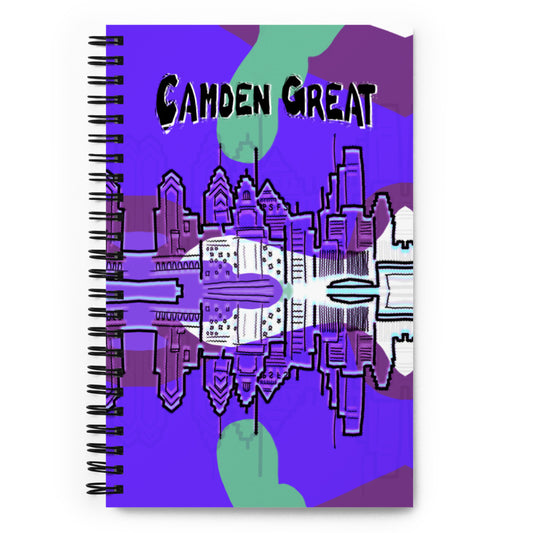 Camden Great Spiral notebook purple