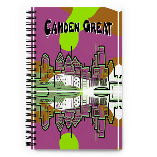 Camden Great Spiral notebook green